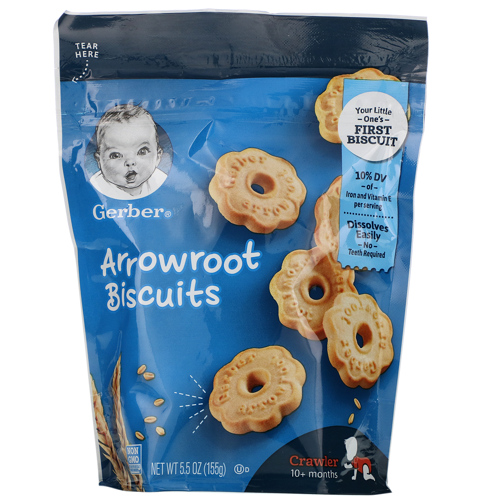 Gerber arrowroot sale biscuits