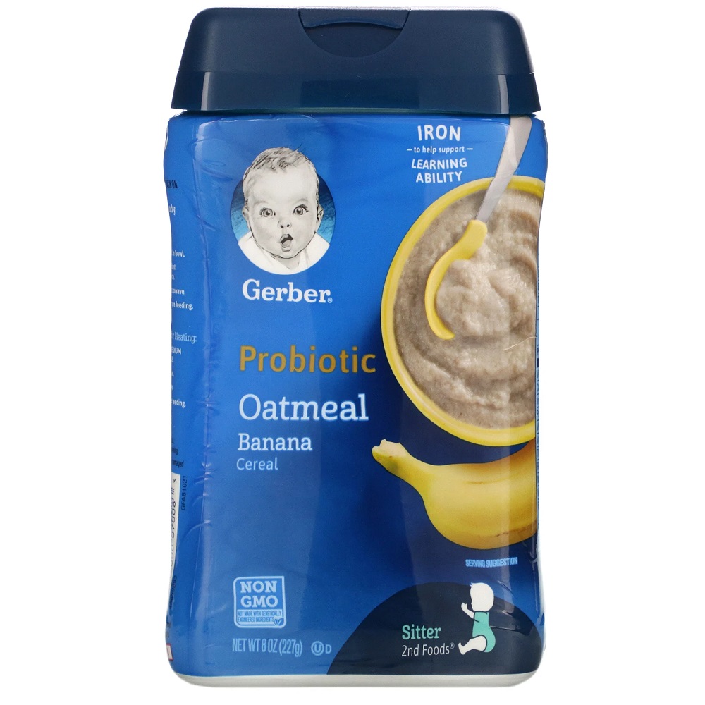 Gerber probiotic oatmeal store cereal